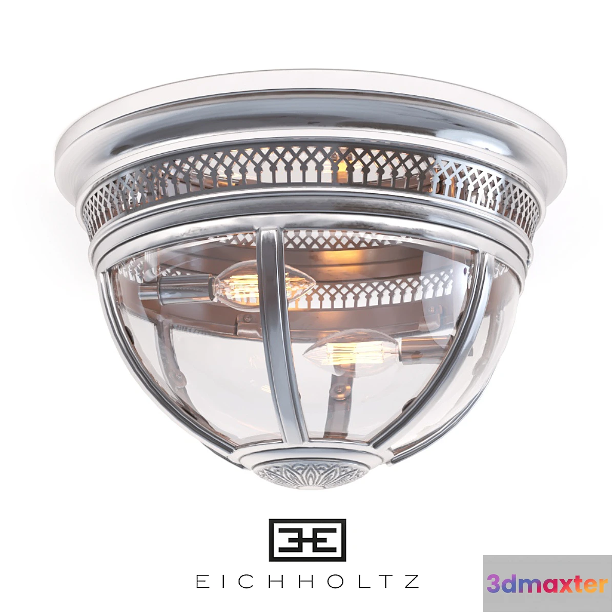 1474224 - Ceiling lamp Eichholtz ceiling lamp residential silver 3D Max