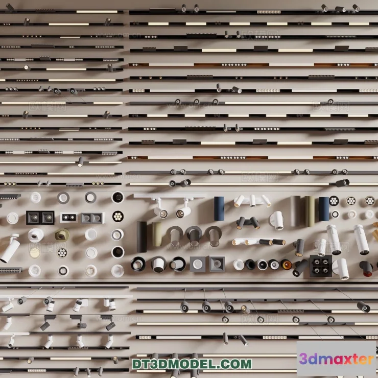 1516038 - Ceiling Lamp - 3D Model For Interior Design - 1189 3D Max