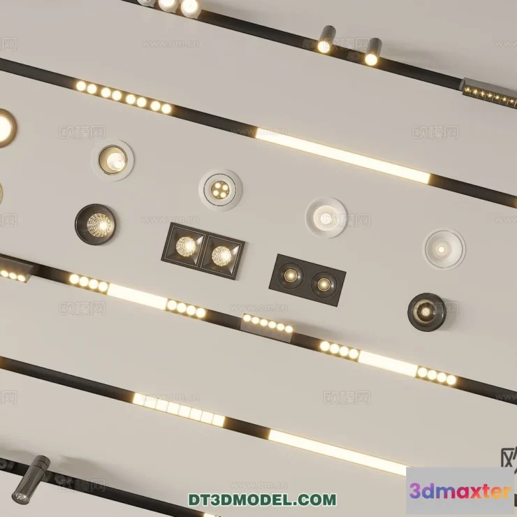 1516042 - Ceiling Lamp - 3D Model For Interior Design - 1191 3D Max