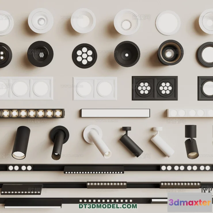 1516046 - Ceiling Lamp - 3D Model For Interior Design - 1193 3D Max