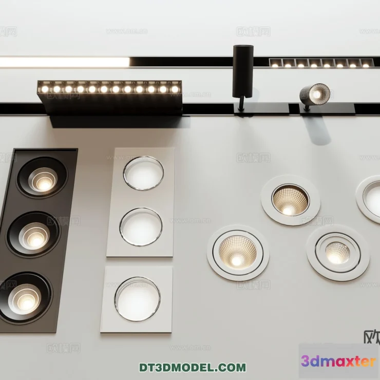 1516050 - Ceiling Lamp - 3D Model For Interior Design - 1195 3D Max