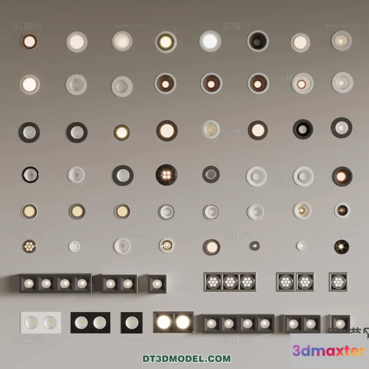 1516070 - Ceiling Lamp - 3D Model For Interior Design - 1205 3D Max