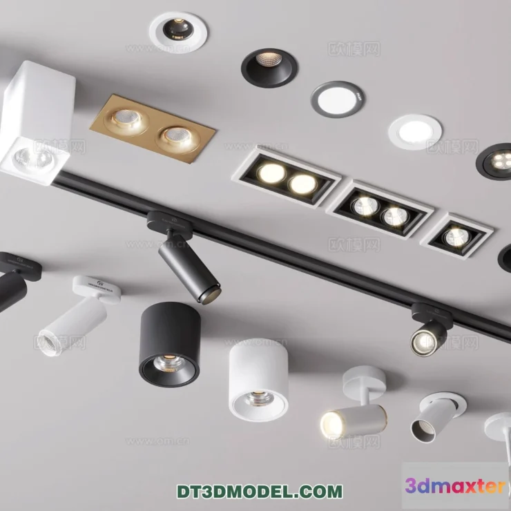 1516098 - Ceiling Lamp - 3D Model For Interior Design - 1219 3D Max