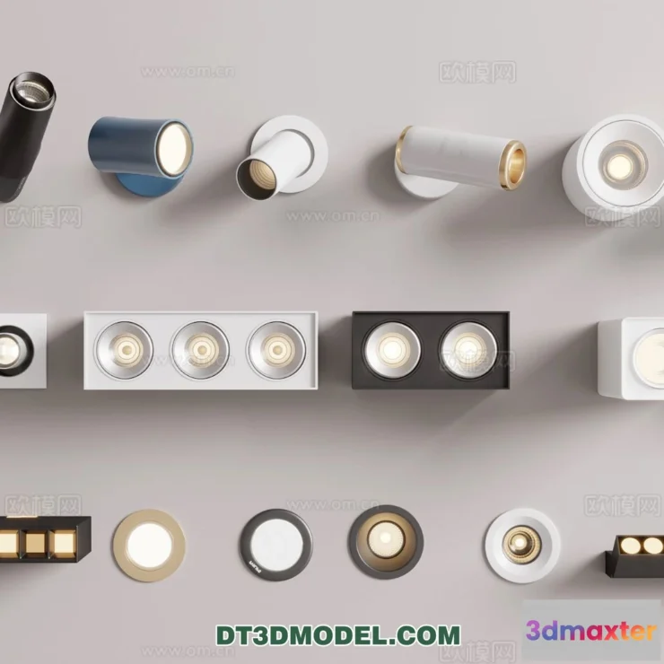 1516100 - Ceiling Lamp - 3D Model For Interior Design - 1220 3D Max