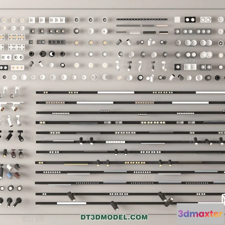 1516102 - Ceiling Lamp - 3D Model For Interior Design - 1221 3D Max