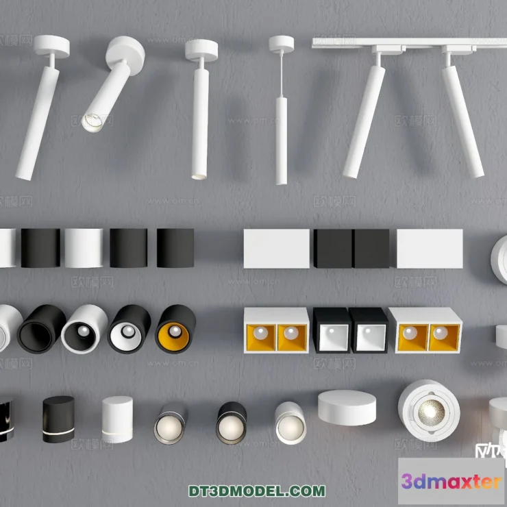 1516132 - Ceiling Lamp - 3D Model For Interior Design - 1236 3D Max