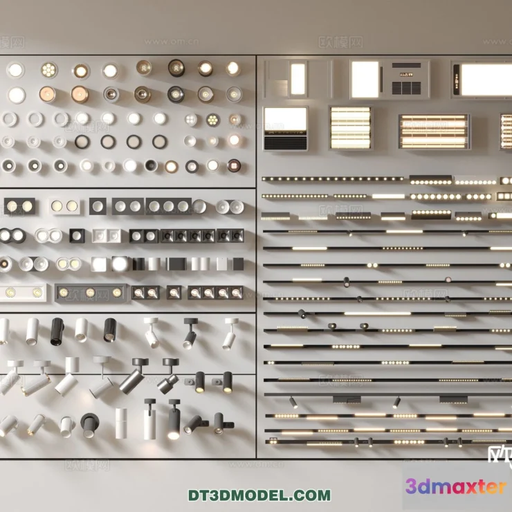 1516148 - Ceiling Lamp - 3D Model For Interior Design - 1244 3D Max