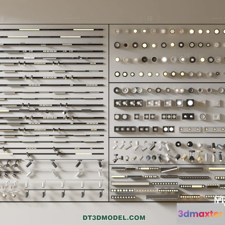 1516150 - Ceiling Lamp - 3D Model For Interior Design - 1245 3D Max