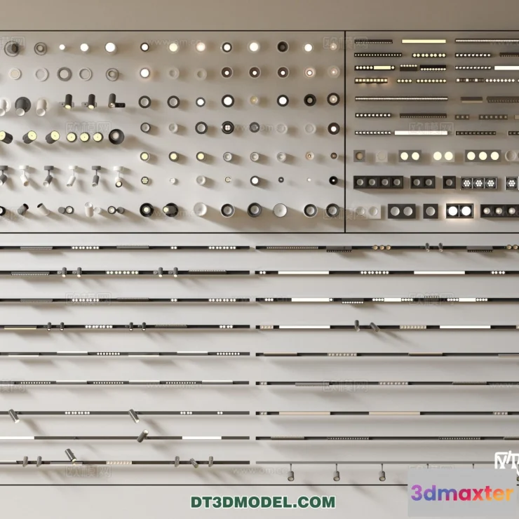 1516154 - Ceiling Lamp - 3D Model For Interior Design - 1247 3D Max