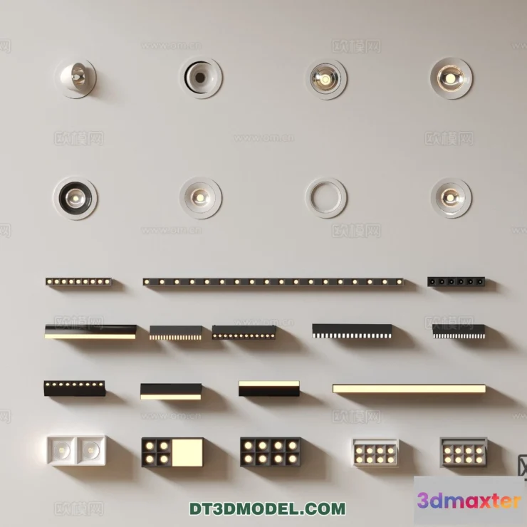 1516162 - Ceiling Lamp - 3D Model For Interior Design - 1251 3D Max