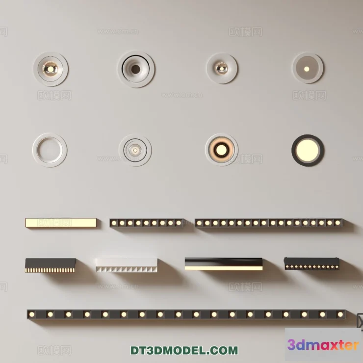 1516164 - Ceiling Lamp - 3D Model For Interior Design - 1252 3D Max