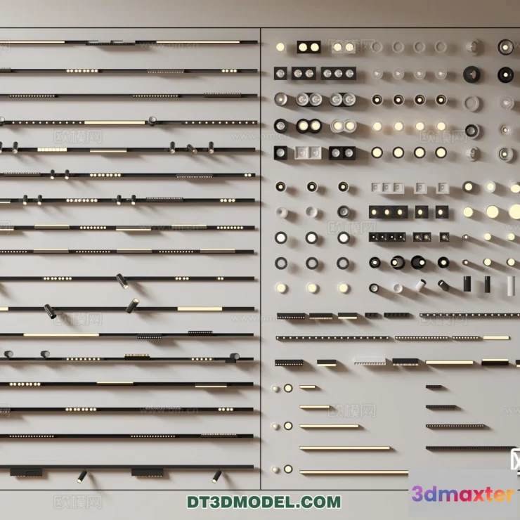 1516174 - Ceiling Lamp - 3D Model For Interior Design - 1257 3D Max