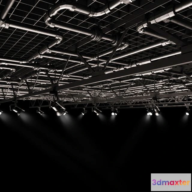 1565326 - Ceiling loft 3D Max