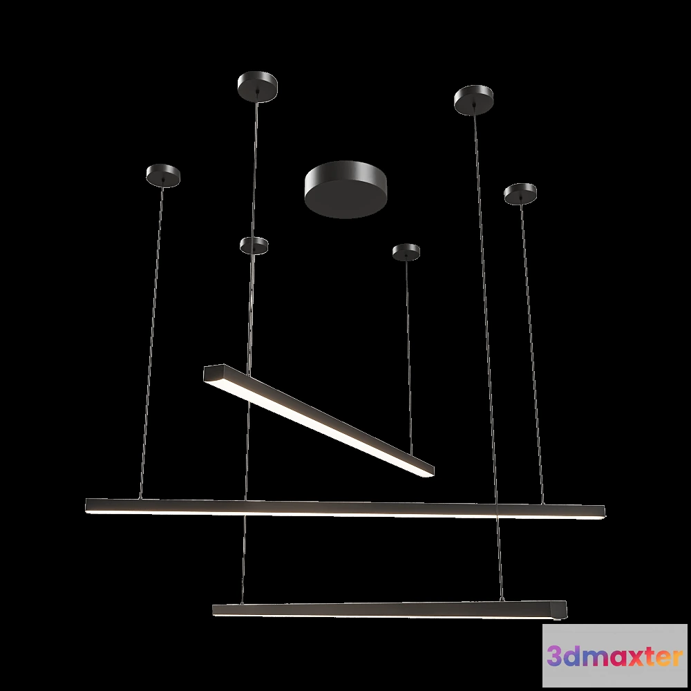 1646880 - NC Design group - Pendant lamp Trio P0311 3D Max