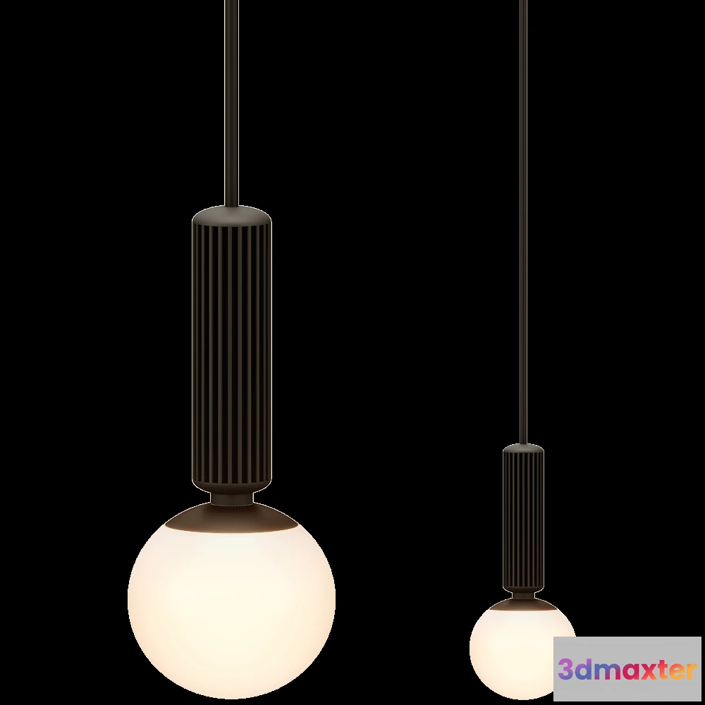 1646892 - 101 Copenhagen - Pendant lamp Bronze 3D Max