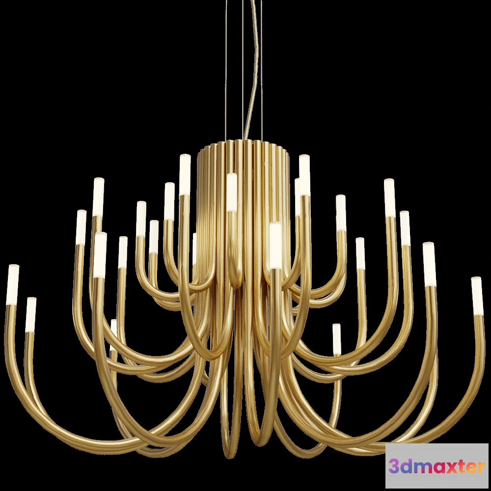 1646964 - Alma Light  - Chandelier The Palm 3D Max