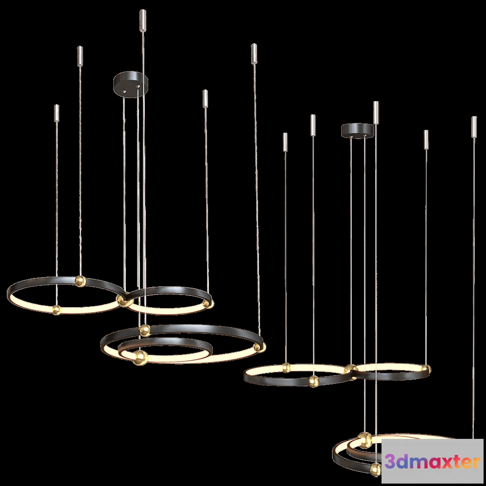 1646978 - Altavola Design - Pendant lamp Aurora LA112 P 50 3D Max