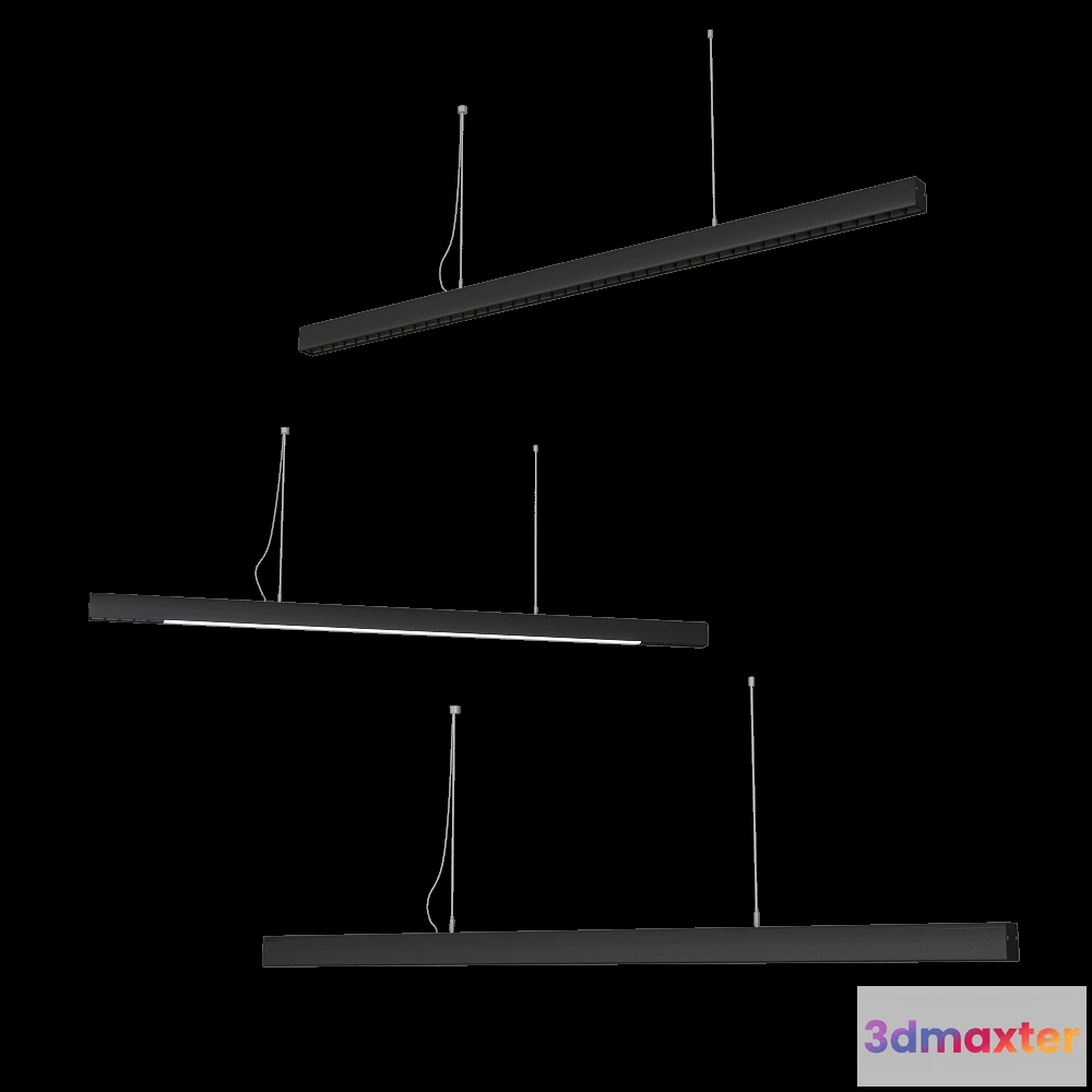 1646990 - ANCARD - Linear LED pendant light 1200 мм 3D Max