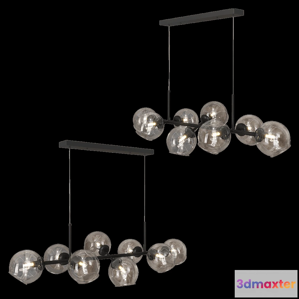 1646994 - ANCARD - Chandelier 8 Lamp 3D Max