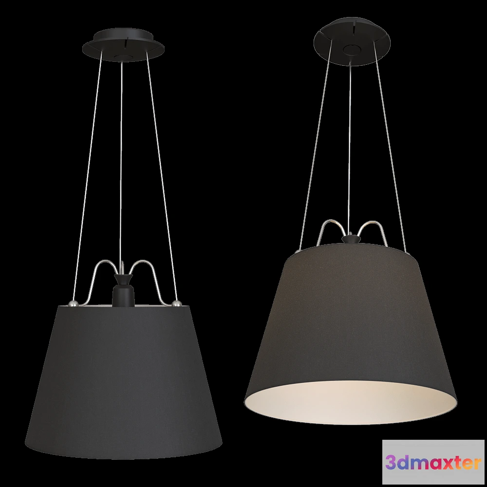 1647058 - Artemide - Pendant lamp Tolomeo Mega 3D Max