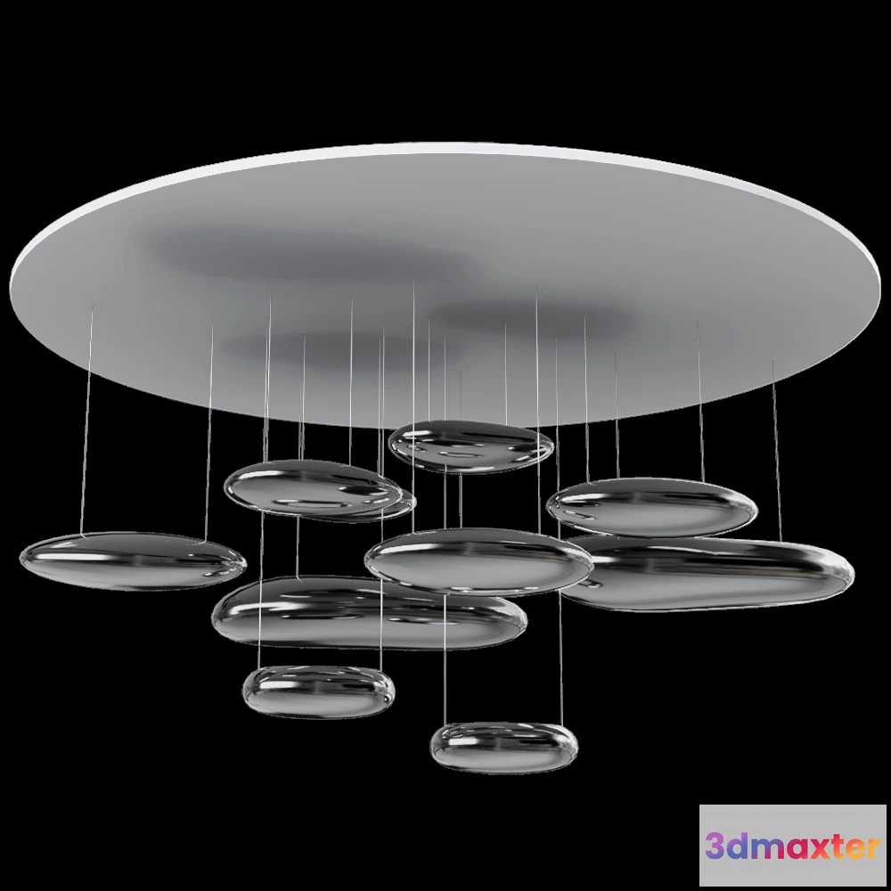 1647062 - Artemide - Chandelier Mercury 3D Max