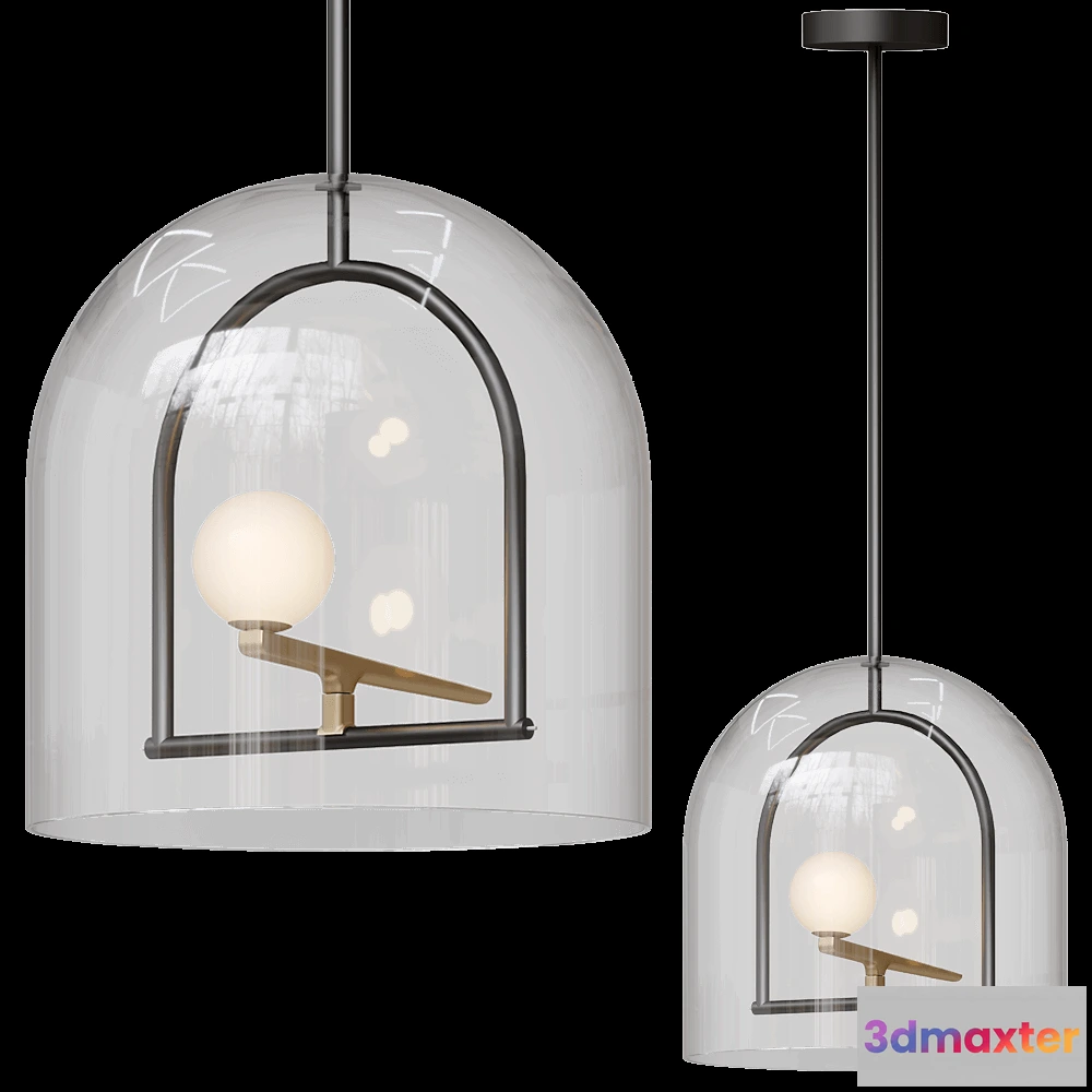 1647082 - Artemide - Pendant lamp Yanzi 3D Max