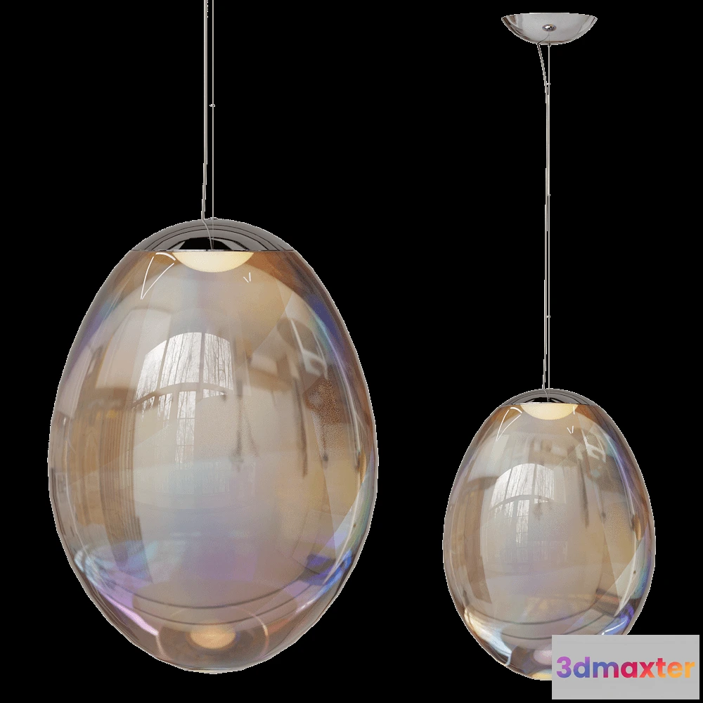 1647086 - Artemide - Pendant lamp Stellar Nebula 3D Max