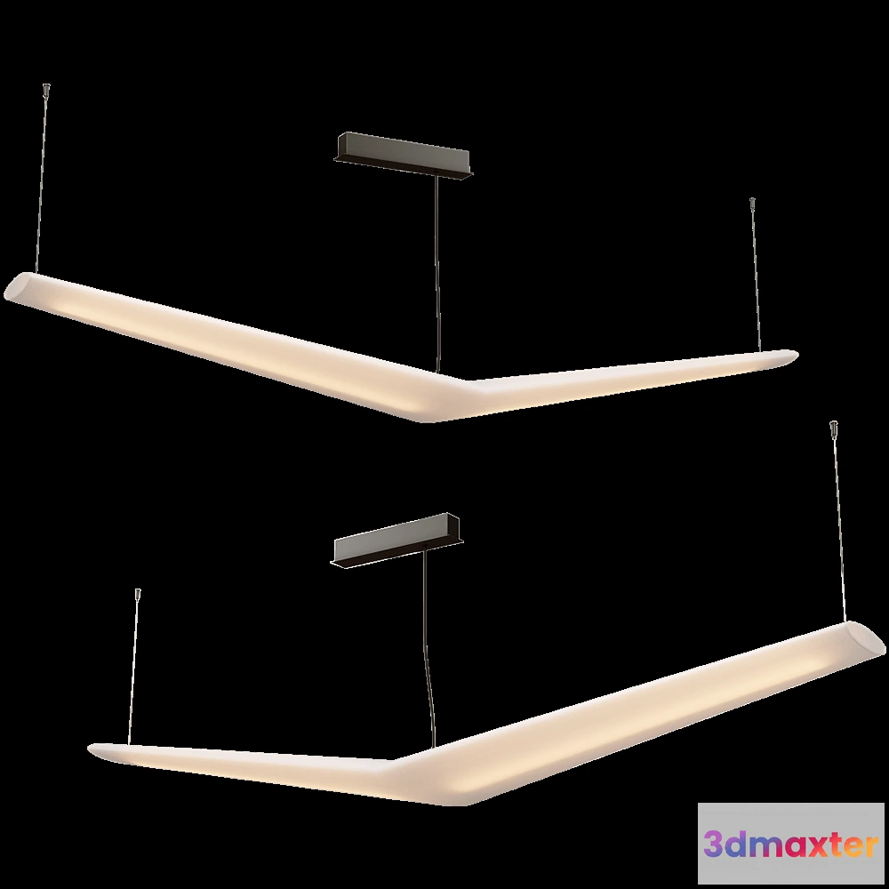 1647104 - Artemide - Pendant lamp Mouette Symmetric 2500 3D Max