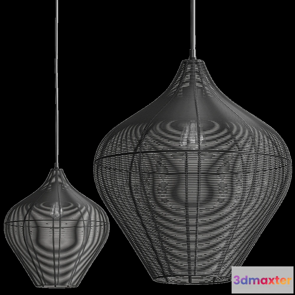 1647142 - Bergenson Bjorn - Ceiling lamp Vinger Ø36 3D Max