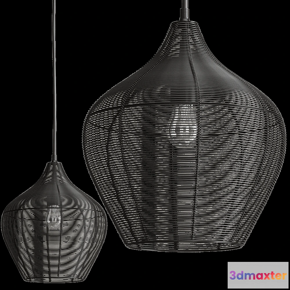 1647148 - Bergenson Bjorn - Ceiling lamp Vinger Ø27 3D Max