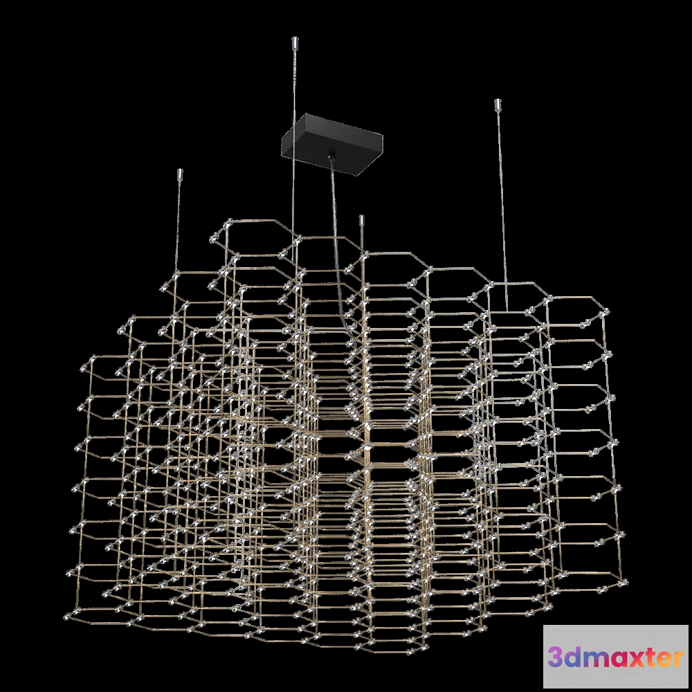 1647154 - Bezhko - Chandelier Stoun cube 3D Max