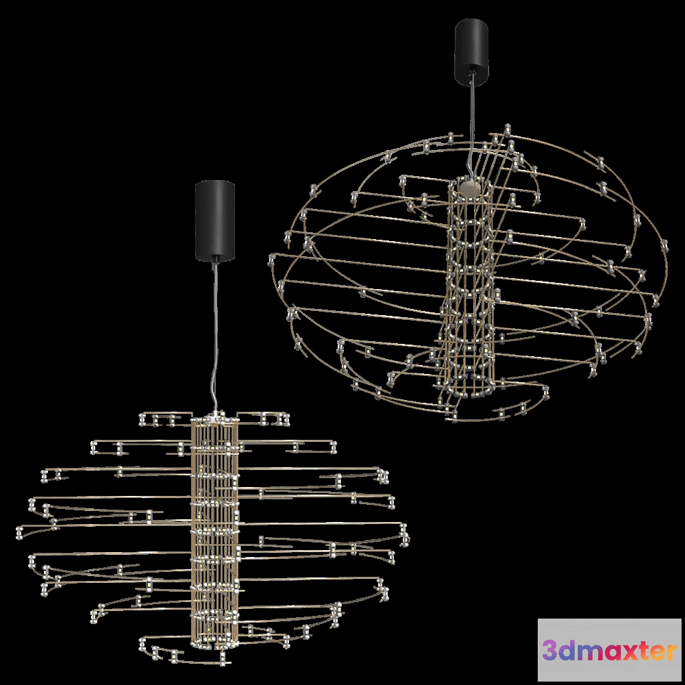 1647174 - Bezhko - Chandelier Galaktika 3D Max