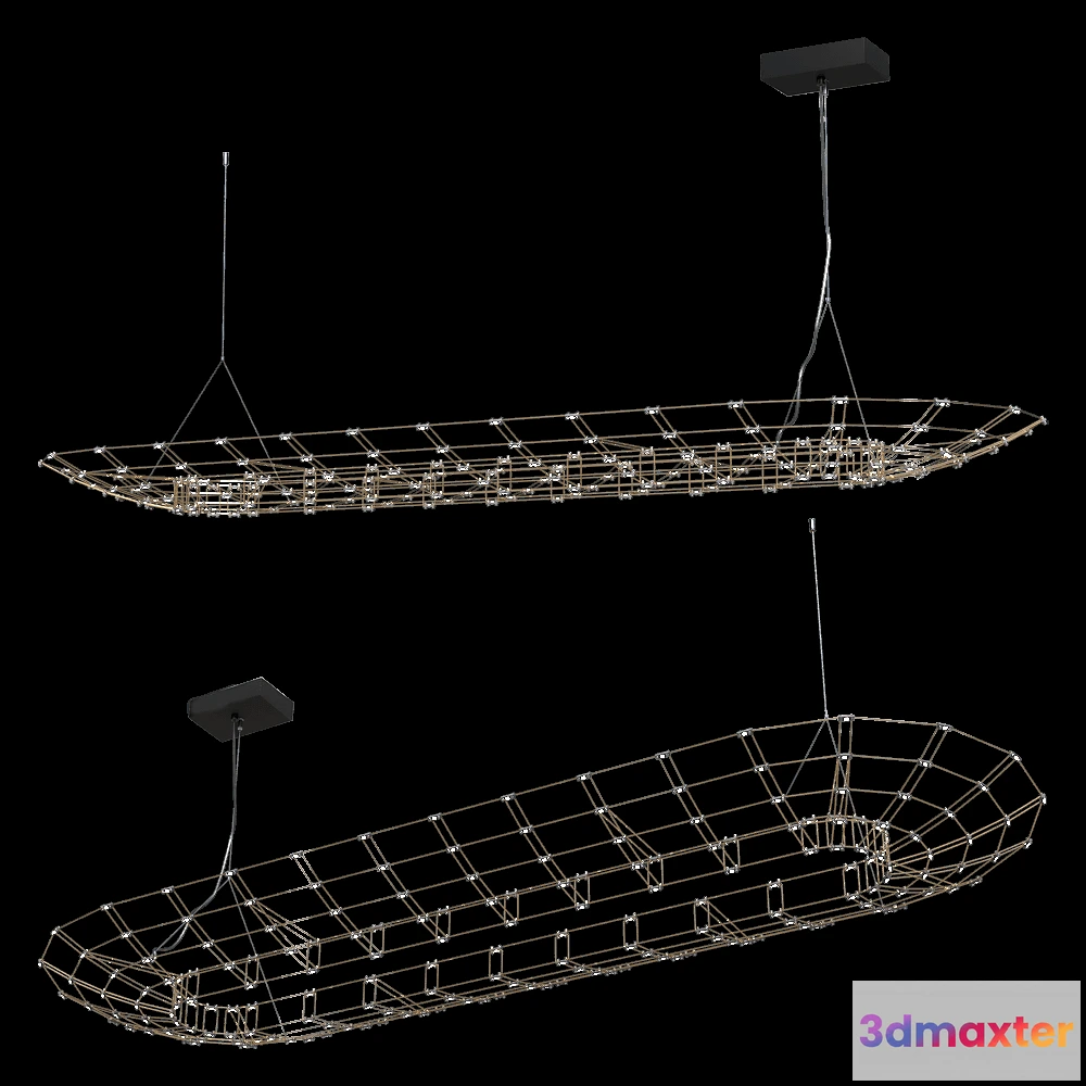 1647182 - Bezhko - Chandelier Liberty long 3D Max