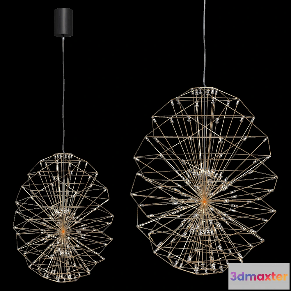 1647184 - Bezhko - Chandelier Golden egg 3D Max