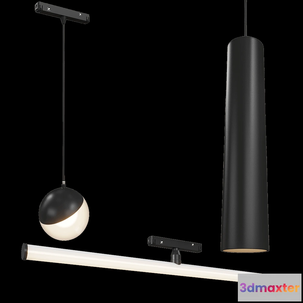 1647252 - Byled  - Ceiling lamp GRAVITY-MG20 LP LB PM 3D Max