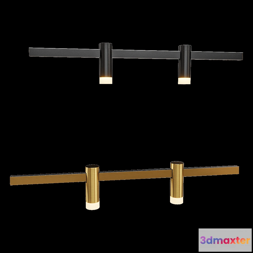 1647262 - Byled  - Ceiling lamp ECLIPSE-MG-SPM-BL-3-WW 3D Max