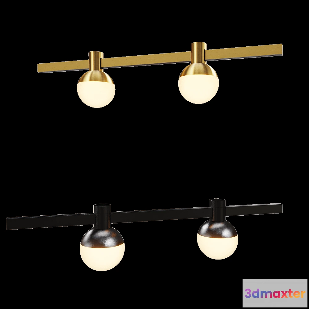 1647268 - Byled  - Pendant lamp ECLIPSE-MG-RN-GD-5-WW 3D Max