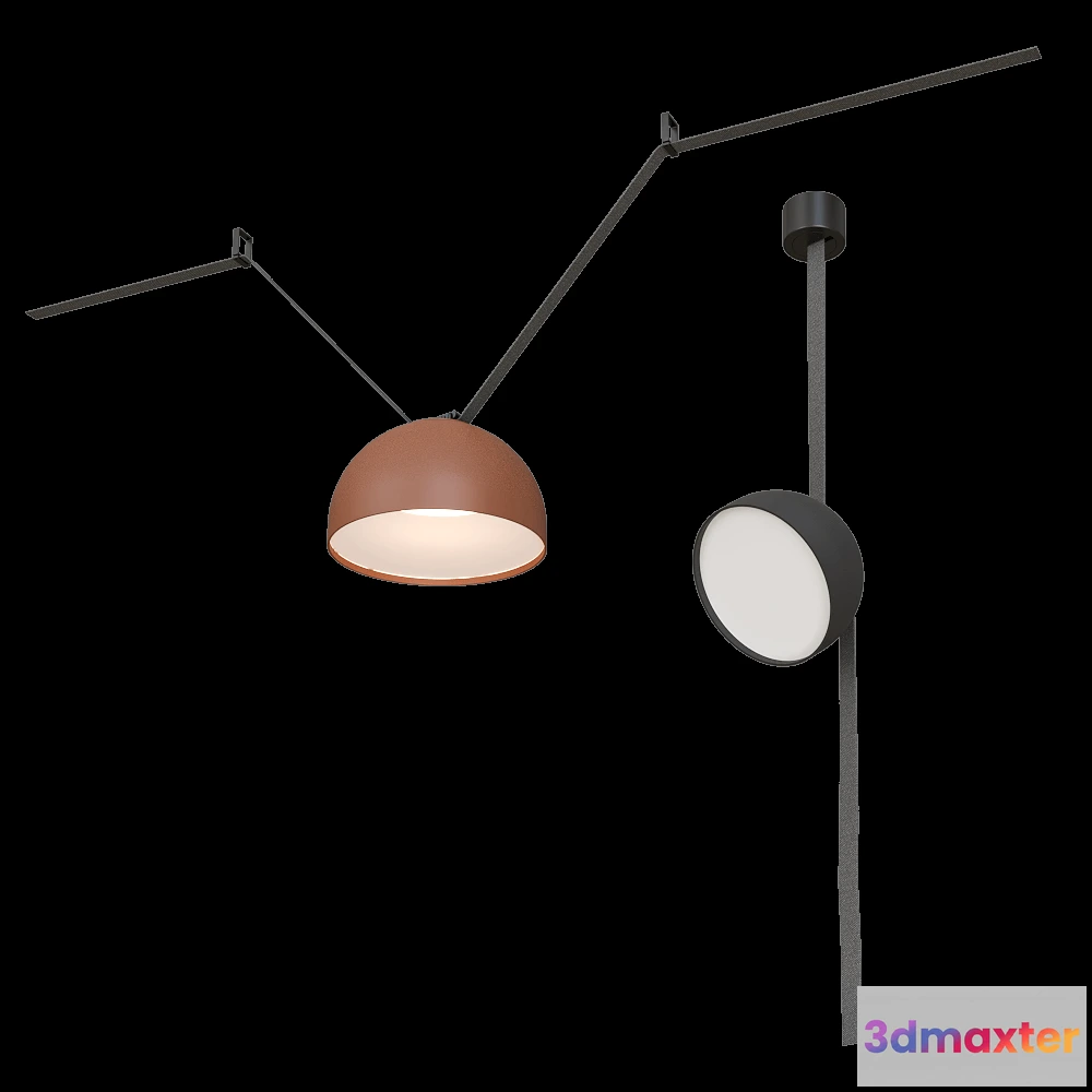 1647276 - Byled  - Ceiling lamp ROPE-SC-BL-10-WW 3D Max