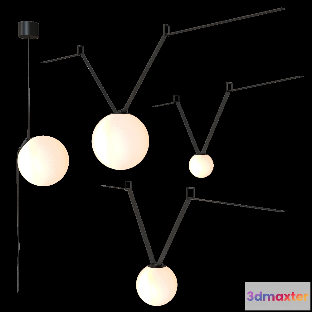 1647280 - Byled  - Ceiling lamp ROPE-BL-BL-16-WW 3D Max