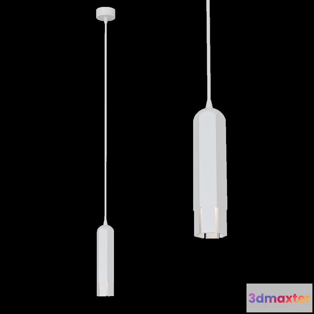 1647312 - Candellux Lighting - Pendant lamp White Tuba 31-77684 3D Max