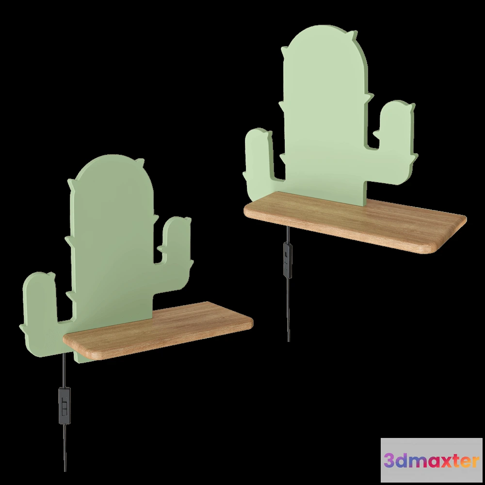 1647320 - Candellux Lighting - Wall lamp shelf  Cactus 21-00903 3D Max