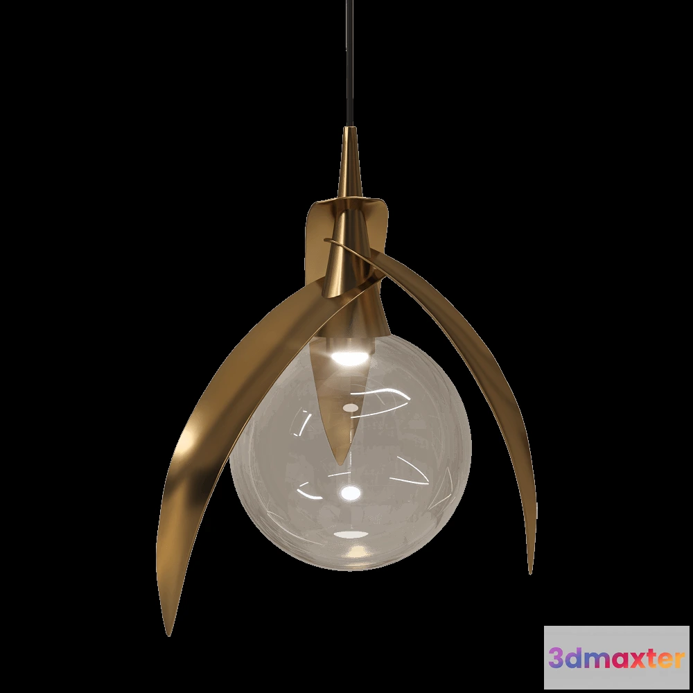 1647378 - Cangini & Tucci - Pendant lamp Vegetal CALATHEA 3D Max