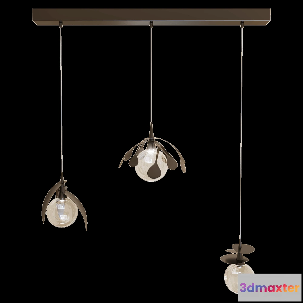 1647394 - Cangini & Tucci - Pendant lamp Vegetal 1607MX.90.3L 3D Max