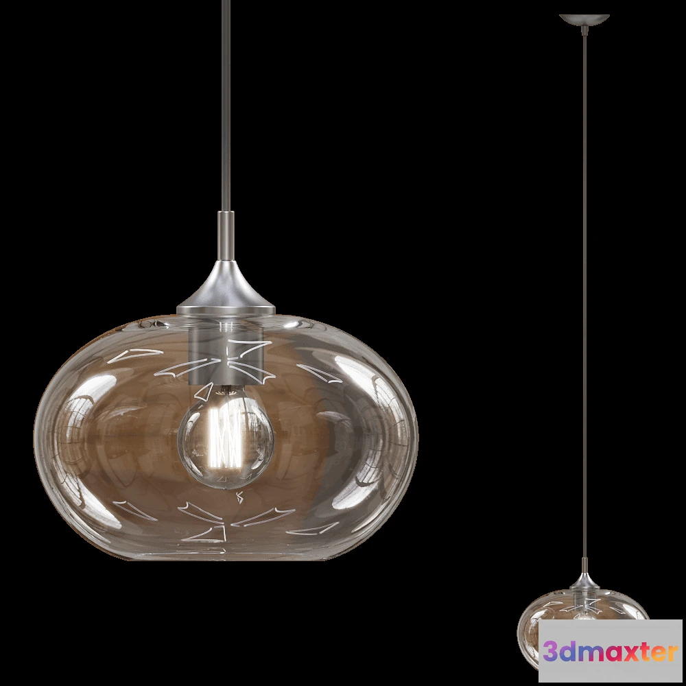 1647404 - Cangini & Tucci - Pendant lamp Parigi 1213.1L 3D Max
