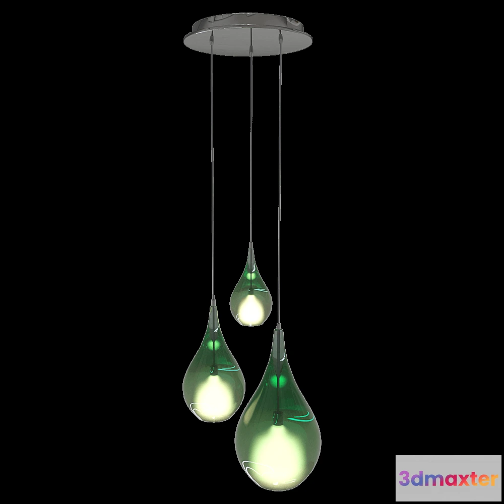 1647418 - Cangini & Tucci - Pendant lamp 1309MX.3L 3D Max