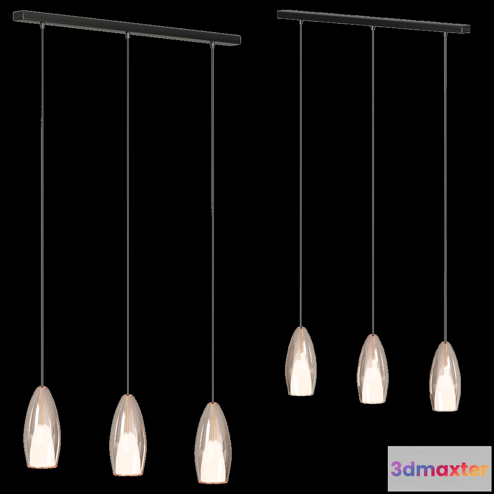 1647468 - Cangini & Tucci - Ceiling lamp Flute 2 3D Max