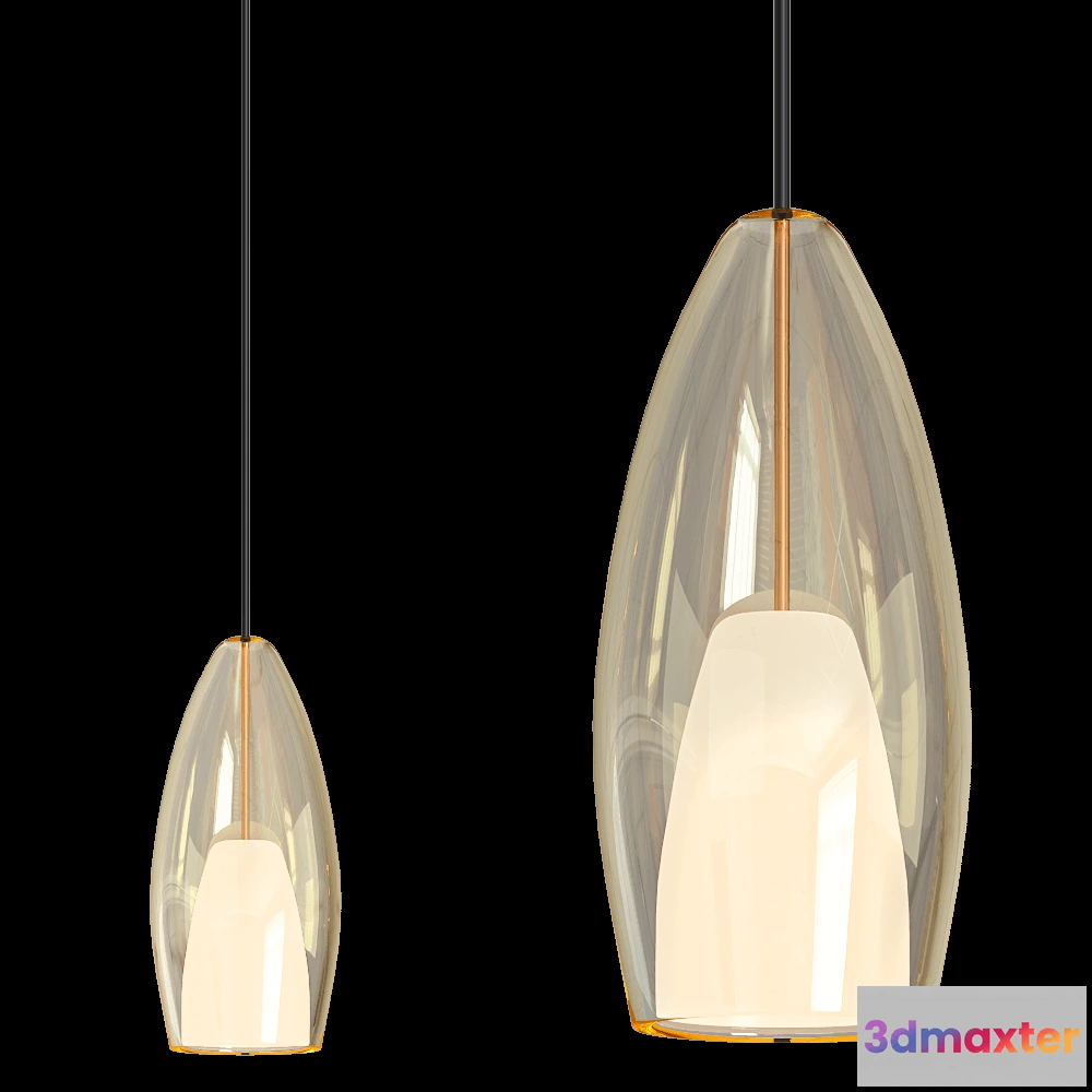 1647470 - Cangini & Tucci - Ceiling lamp Flute 1 3D Max