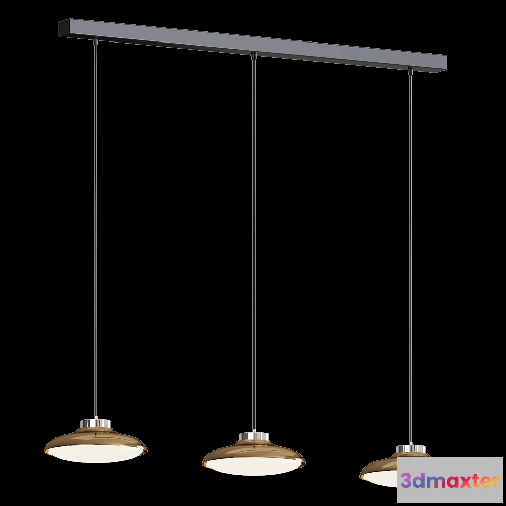 1647478 - Cangini & Tucci - Pendant lamp Fiji 1487.120.3L 3D Max