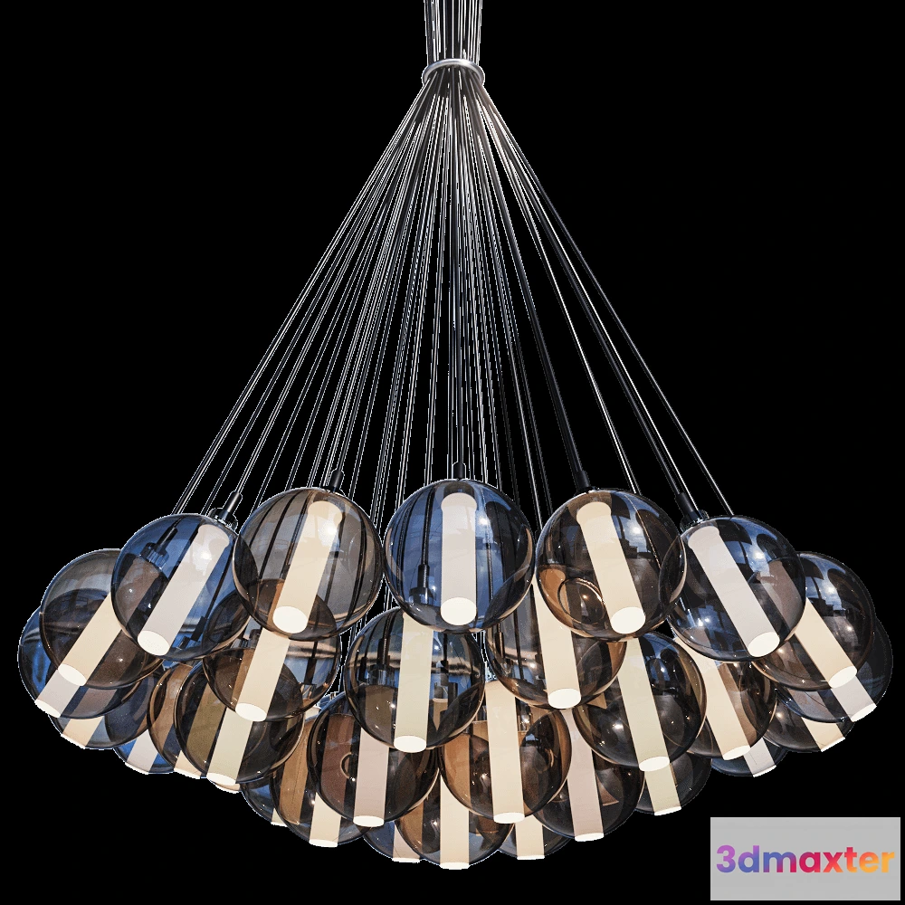 1647484 - Cangini & Tucci - Pendant lamp Eclisse 1292.37L 3D Max
