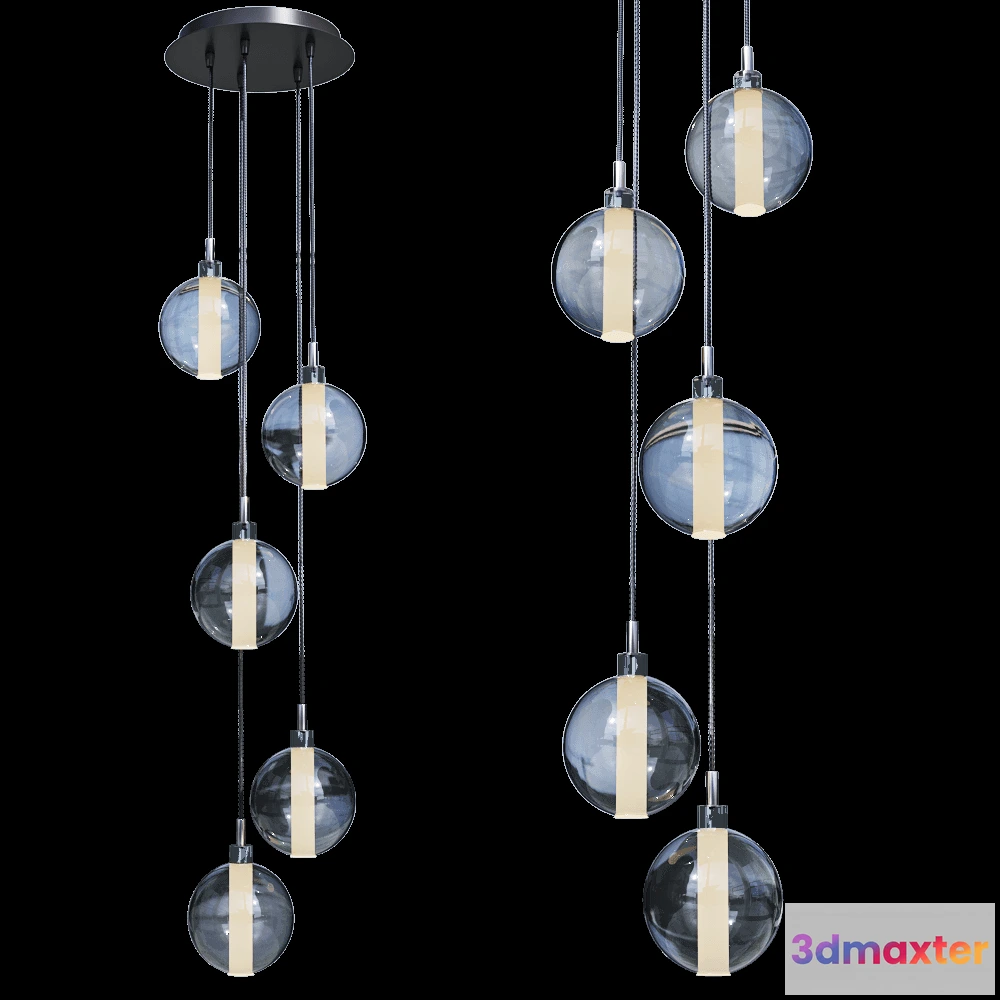 1647488 - Cangini & Tucci - Pendant lamp Eclisse 1299.5L 3D Max
